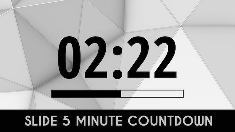 Slide 5 Minute Countdown